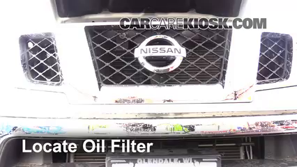 Oil & Filter Change Nissan Frontier (2005-2019) - 2012 Nissan Frontier